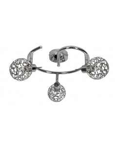 CANDELLUX LAMPA PUZZLE SPIRALA 3X40W G9 CHROM 98-94073