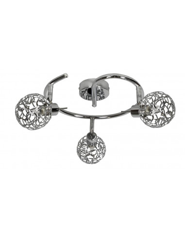 CANDELLUX LAMPA PUZZLE SPIRALA 3X40W G9 CHROM 98-94073