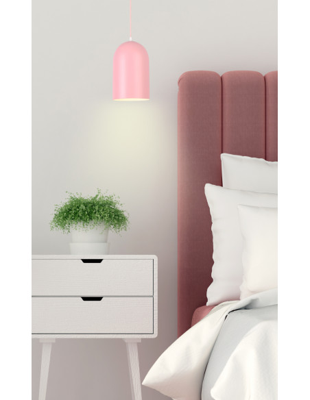 CANDELLUX LAMPA WISZĄCA OSS 1 RÓŻOWY 50101186