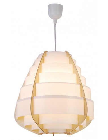 CANDELLUX LAMPA WISZĄCA NAGOJA 1 BEŻOWY 50101038
