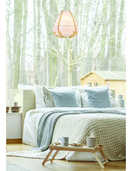 CANDELLUX LAMPA WISZĄCA NAGOJA 1 BEŻOWY 50101038