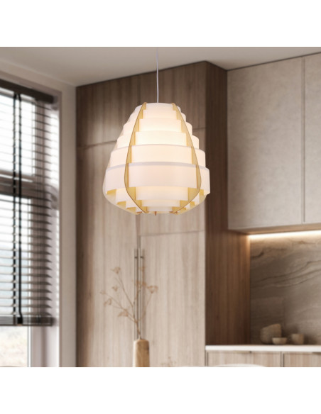 CANDELLUX LAMPA WISZĄCA NAGOJA 1 BEŻOWY 50101038