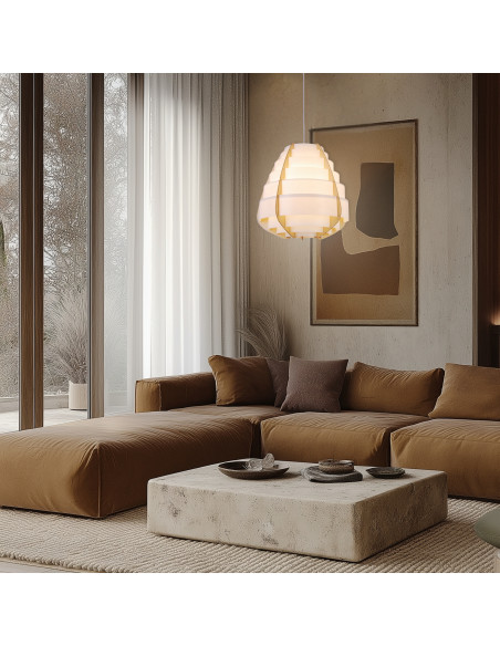 CANDELLUX LAMPA WISZĄCA NAGOJA 1 BEŻOWY 50101038