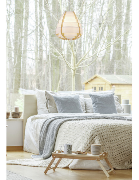 CANDELLUX LAMPA WISZĄCA NAGOJA 1 BEŻOWY 50101038