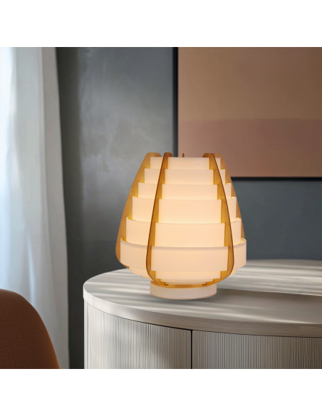 CANDELLUX LAMPA STOŁOWA NAGOJA 1 BEŻOWY 50501039