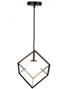CANDELLUX LAMPA WISZĄCA WEERT 1 CZARNY ZŁOTY 115x15x15 50101045