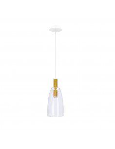 CANDELLUX LAMPA WISZĄCA MODENA 1 ZŁOTY 140x14,5x14,5 50133067