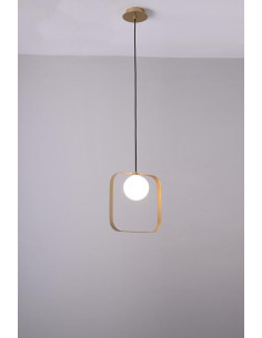 CANDELLUX LAMPA WISZĄCA TULA 1 ZŁOTY 140x12x26 50101073