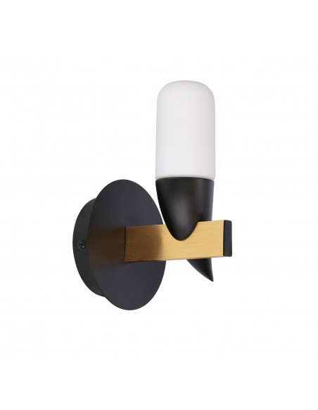 CANDELLUX KINKIET SAKAI 1 CZARNY 50433079