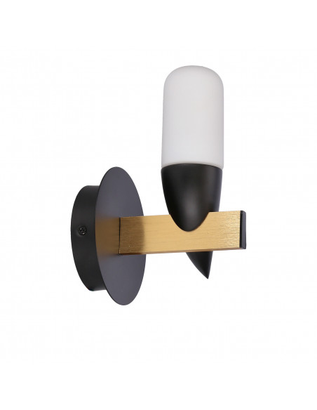 CANDELLUX KINKIET SAKAI 1 CZARNY 50433079