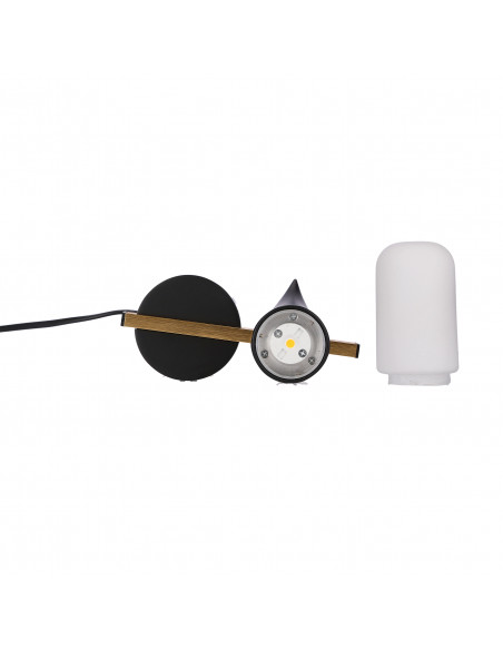 CANDELLUX LAMPA STOŁOWA SAKAI 1 CZARNY 50533081