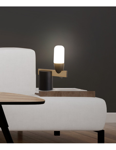 CANDELLUX LAMPA STOŁOWA SAKAI 1 CZARNY 50533081