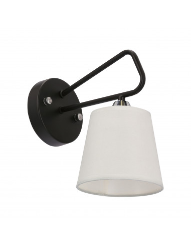 CANDELLUX KINKIET MORLEY 1 CZARNY 50401090