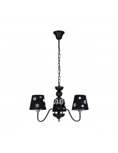 CANDELLUX LAMPA WISZĄCA BATLEY 3 CZARNY 50203105