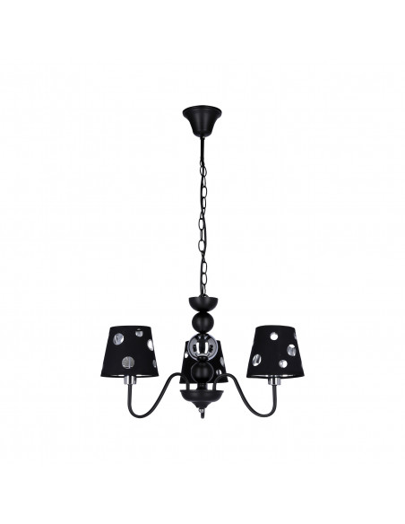 CANDELLUX LAMPA WISZĄCA BATLEY 3 CZARNY 50203105