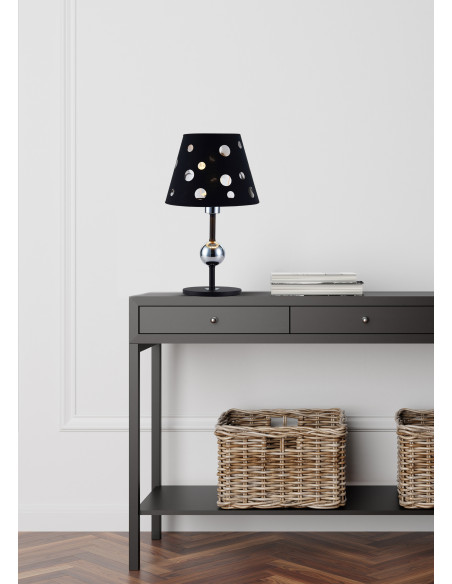CANDELLUX LAMPA STOŁOWA BATLEY 1 CZARNY 50501107