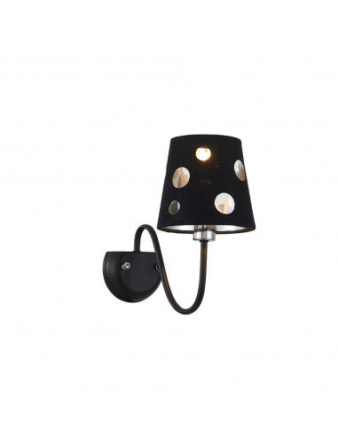 CANDELLUX KINKIET BATLEY 1 CZARNY 50401108