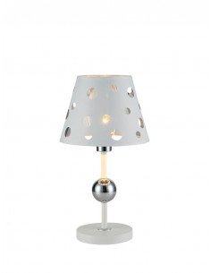 CANDELLUX LAMPA STOŁOWA BATLEY 1 BIAŁY 50501111