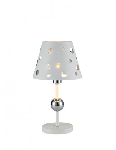 CANDELLUX LAMPA STOŁOWA BATLEY 1 BIAŁY 50501111