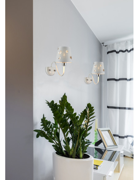 CANDELLUX KINKIET BATLEY 1 BIAŁY 50401112