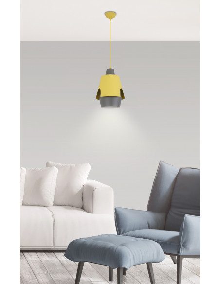 CANDELLUX LAMPA WISZĄCA FALUN 1 ŻÓŁTY 50101149