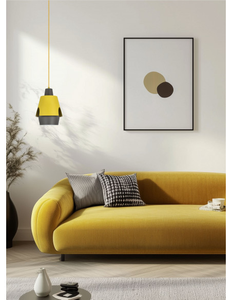 CANDELLUX LAMPA WISZĄCA FALUN 1 ŻÓŁTY 50101149