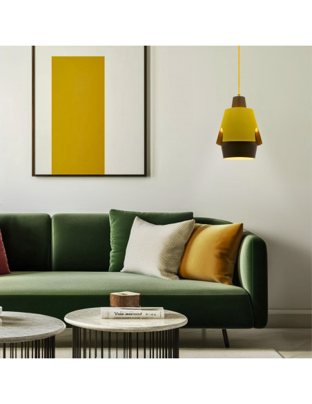 CANDELLUX LAMPA WISZĄCA FALUN 1 ŻÓŁTY 50101149