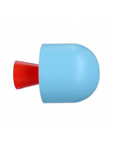 CANDELLUX KINKIET VISBY 1 NIEBIESKI CZERWONY 50401161