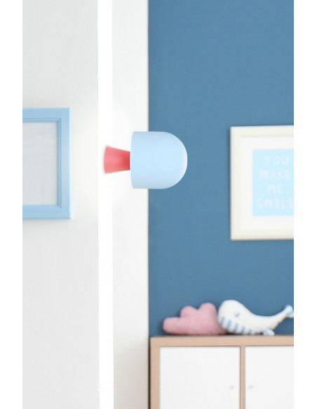 CANDELLUX KINKIET VISBY 1 NIEBIESKI CZERWONY 50401161
