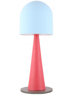 CANDELLUX LAMPA STOŁOWA VISBY 1 NIEBIESKI CZERWONY 50501163