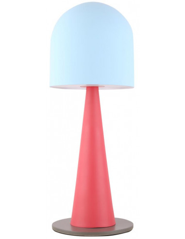 CANDELLUX LAMPA STOŁOWA VISBY 1 NIEBIESKI CZERWONY 50501163