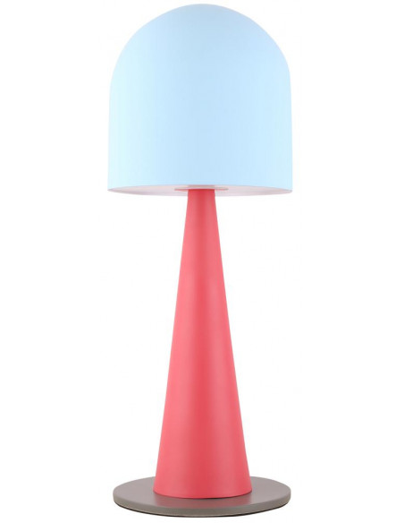 CANDELLUX LAMPA STOŁOWA VISBY 1 NIEBIESKI CZERWONY 50501163