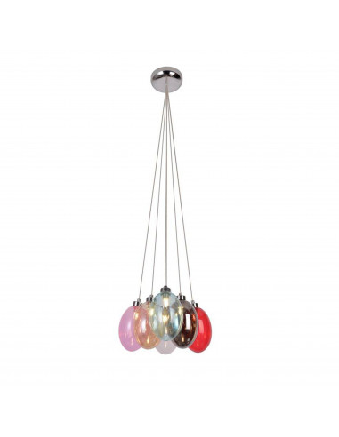 CANDELLUX LAMPA WISZĄCA LUKKA 6 WIELOKOLOROWY 50106168