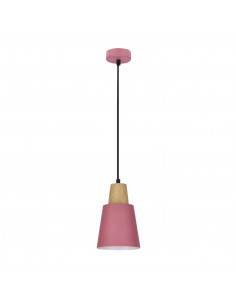 CANDELLUX LAMPA WISZĄCA FARO 1 RÓZÓWY 50101259