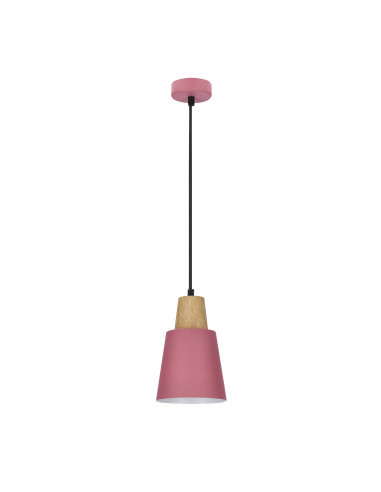 CANDELLUX LAMPA WISZĄCA FARO 1 RÓZÓWY 50101259