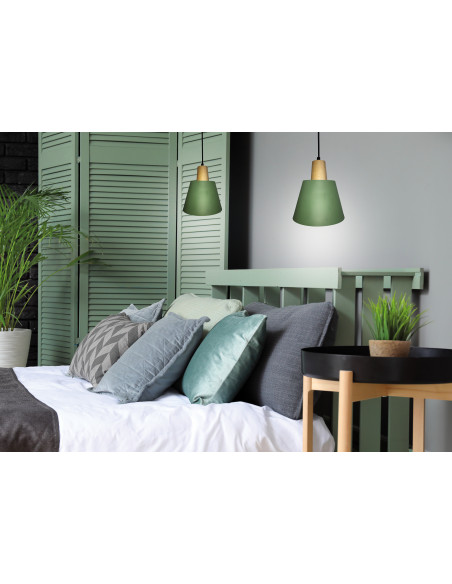 CANDELLUX LAMPA WISZĄCA FARO 1 ZIELONY 50101260
