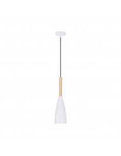 CANDELLUX LAMPA WISZĄCA TROSA 1 BIAŁY 50101265
