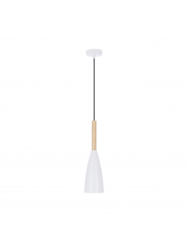 CANDELLUX LAMPA WISZĄCA TROSA 1 BIAŁY 50101265
