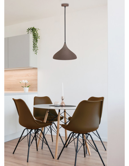 CANDELLUX LAMPA WISZĄCA VIBORG 320mm 1 BRĄZOWY 50101270