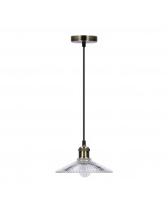 CANDELLUX LAMPA WISZĄCA CHESTER 210mm 1 BEZBARWNY PATYNA 50101271