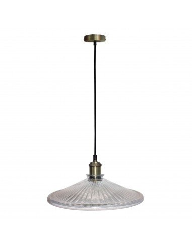 CANDELLUX LAMPA WISZĄCA CHESTER 300mm 1 BEZBARWNY PATYNA 50101272
