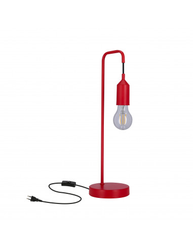CANDELLUX LAMPA STOŁOWA LAREN 1 CZERWONY 50501195