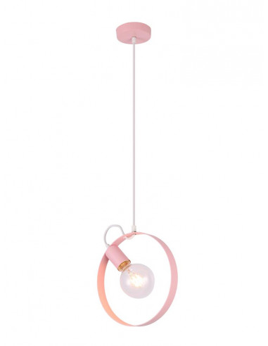CANDELLUX LAMPA WISZĄCA NEXO 1 RÓZÓWY 50101197