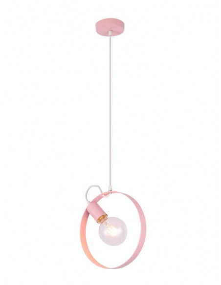 CANDELLUX LAMPA WISZĄCA NEXO 1 RÓZÓWY 50101197
