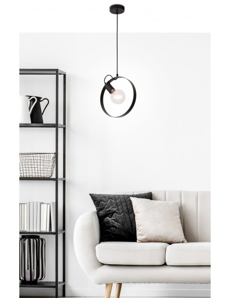 CANDELLUX LAMPA WISZĄCA NEXO 1 CZARNY 50101199