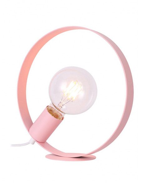 CANDELLUX LAMPA STOŁOWA NEXO 1 RÓŻOWY 50501200