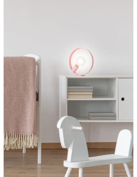 CANDELLUX LAMPA STOŁOWA NEXO 1 RÓŻOWY 50501200