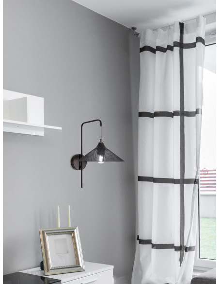 CANDELLUX KINKIET KIRUNA 1 CZARNY 50401207