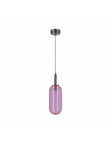 CANDELLUX LAMPA WISZĄCA FIUGGI 1 RÓŻOWY 50133212