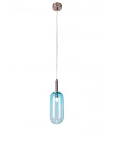 CANDELLUX LAMPA WISZĄCA FIUGGI 1 NIEBIESKI 50133213